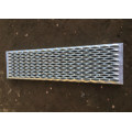 Galvanized Steel Safety Grating Crocodile Mouth Hole Grip Strut Step Grating